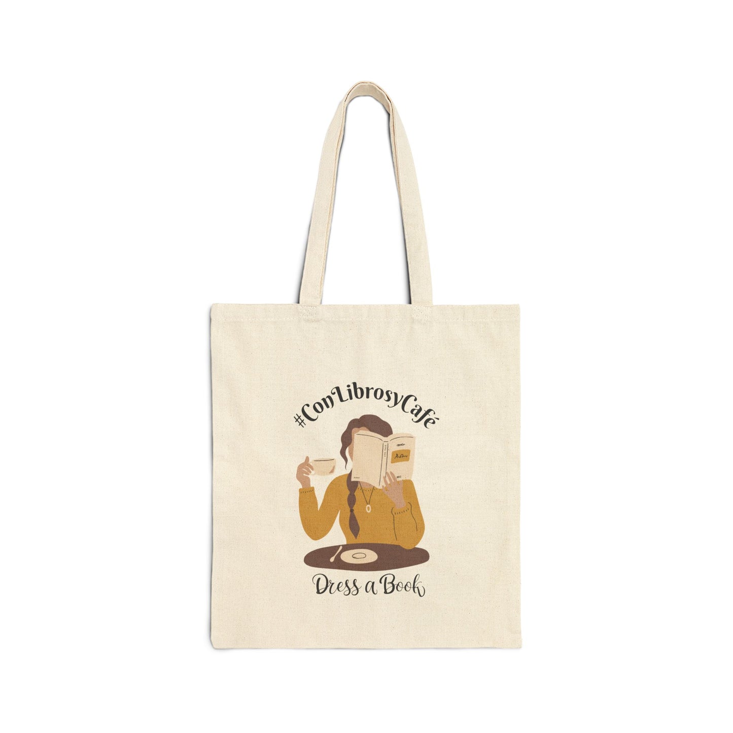 #ConLibrosyCafé Tote Bag