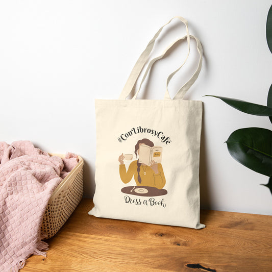 #ConLibrosyCafé Tote Bag