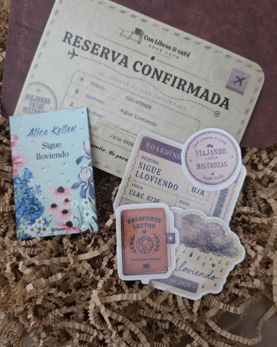 Kit de viaje Literario | Julio (Sin Libro)