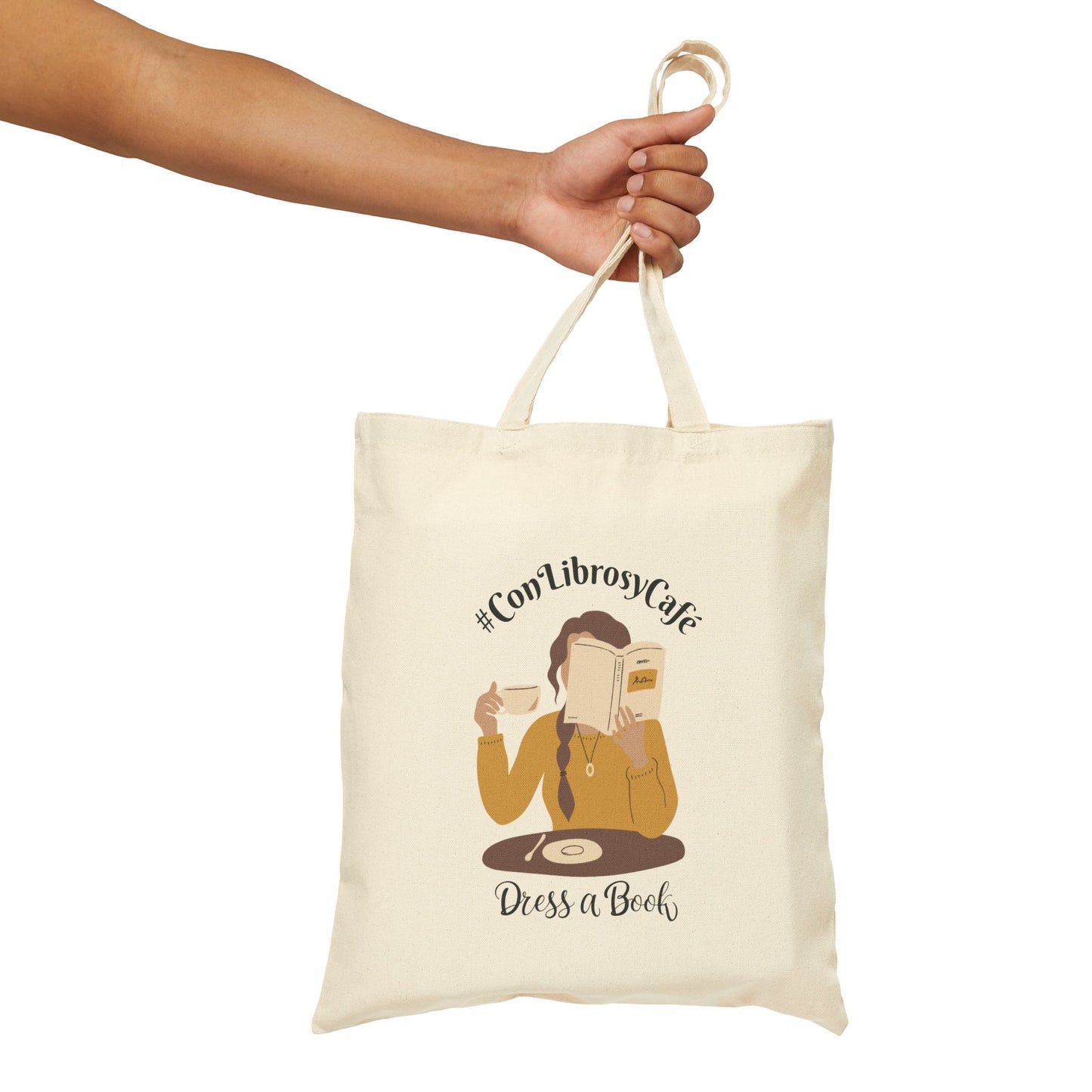 #ConLibrosyCafé Tote Bag